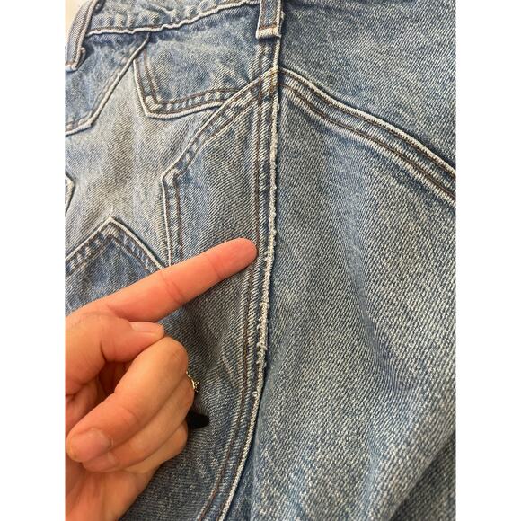Reformation Star High Rise Straight Leg Jeans in Iskar Size 25 - Picture 9 of 11